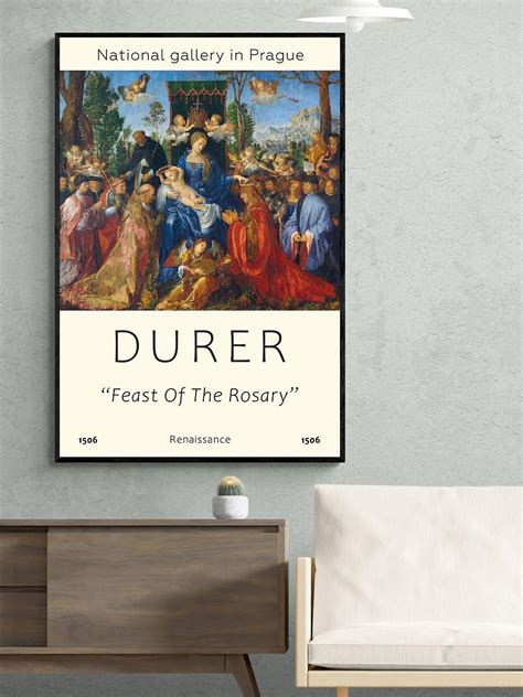 Feast Of The Rosary By Durer Poster Wow Posters Co Uk