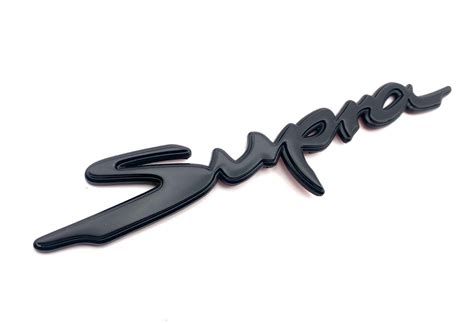 Satin Black Supra Letter Badge Rear Emblem A90 A91 Mk5 2020 2024 Ebay