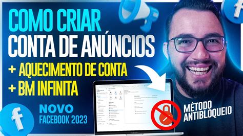 Como Criar uma CONTA DE ANÚNCIOS no Facebook 2024 Aquecimento de