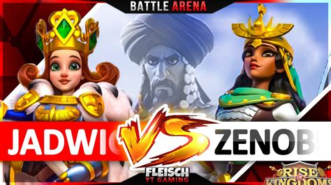 Battlearena Jadwiga Saladin Vs Zenobia Part Rise Of Kingdoms