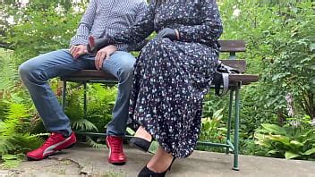 Gorgeous Milf Jerks My Cock Outdoors And Blows Cum For Her Cuckold Husband Xnxx