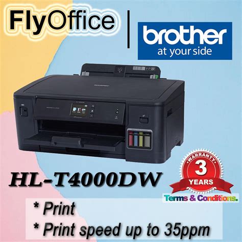 Brother Hl T Dw A Inkjet Printer Refill Ink Tank Wireless Duplex