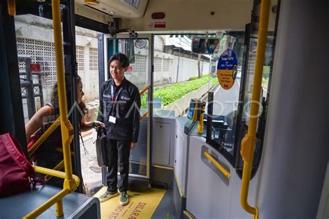 Bus Listrik Ktt Asean Antara Foto