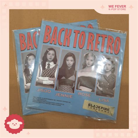 The Game Photocard Collection Back To Retro Blackpink