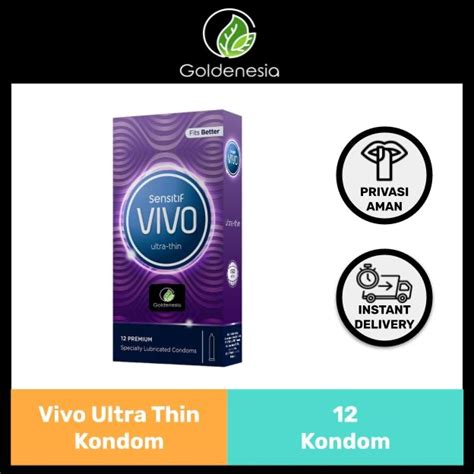 Jual Kondom VIVO Ultra Thin Isi 12 Pcs Shopee Indonesia