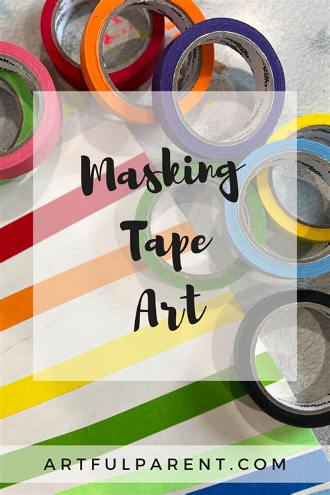 Masking Tape Art for Kids | Masking tape art, Masking tape, Tape art