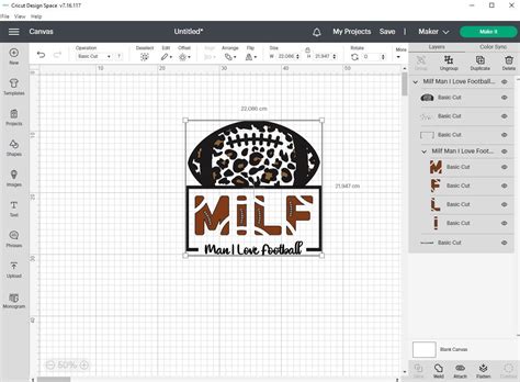 Milf Man I Love Football Svg Funny Football Lover Svg Game Etsy