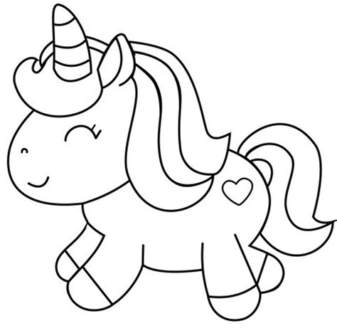 Unicorn Coloring Pages for Kids - Etsy | Easy coloring pages, Cute coloring pages, Unicorn drawing