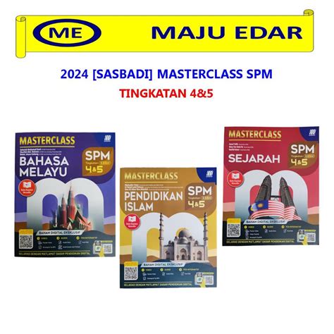 Sasbadi Masterclass Spm Tingkatan Bahasa Melayu Sejarah