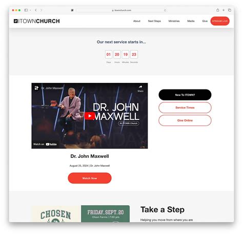 Best Church Websites Examples