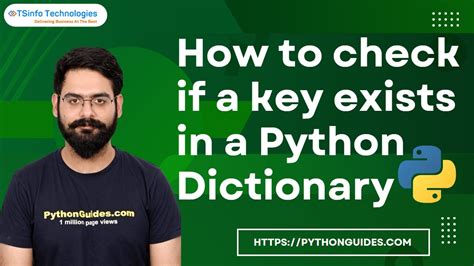 How To Check If A Key Exists In Python Dictionary Key Exists In Python Dictionary Youtube