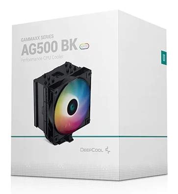Кулер для процессора DeepCool AG500 BK ARGB — купить по низкой цене в ...