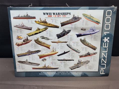 Wwii Warships Eurographics Piece Puzzle Brand New Sealed X