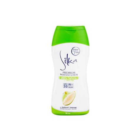 Silka Premium Whitening Lotion Green Papaya Spf30 50ml