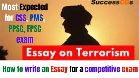 Terrorism Most Expected Essay For Css Pms Kpms And Spsc How To