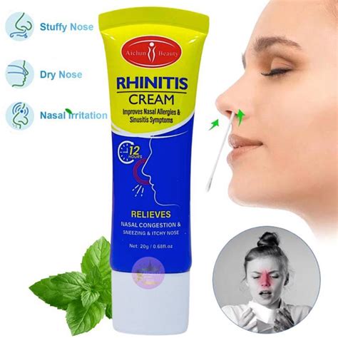 Aichun Beauty Rhinitis Cream Net Wt G Relieves Sinusitis And