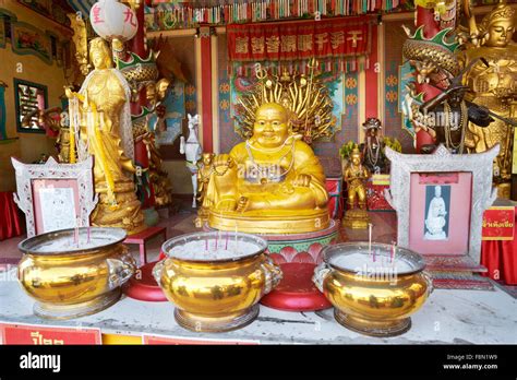 Thailand Bangkok Chinese Temple Stock Photo Alamy