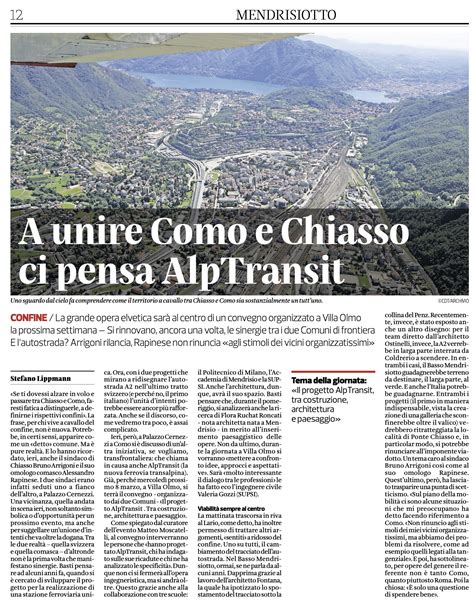 Il Progetto Alptransit Zaninigozzi