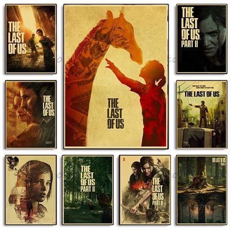 Juego Cl Sico Hot The Last Of Us Parte Impresiones En Lienzo