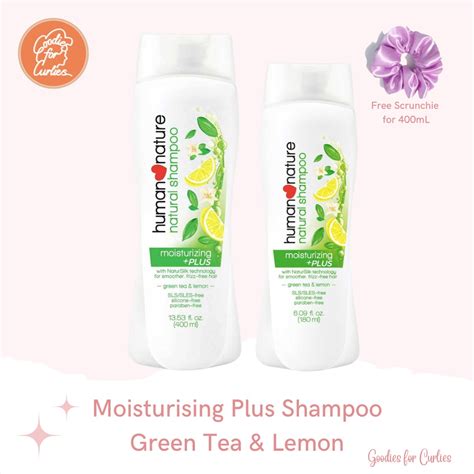 Human Nature Moisturizing Plus Shampoo With Green Tea And Lemon Not Cgm