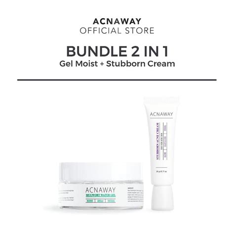 Jual Acnaway In Bundle Mugwort Water Gel Moisturizer Stubborn Acne