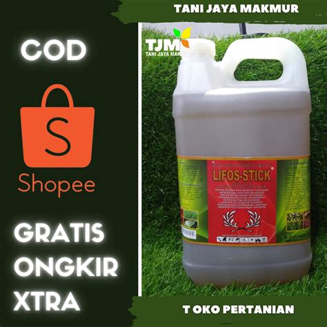 Jual LIFOSTICK 5L PEREKAT PEMBASAH PENGEMULSI PENEMBUS PESTISIDA PADA