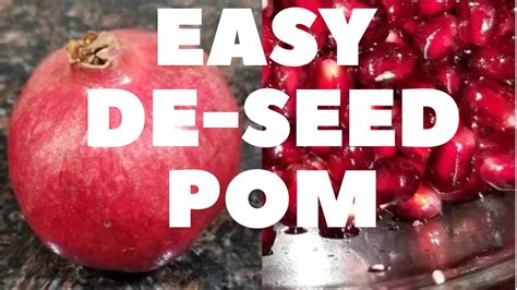 EASY Way To Deseed A POMEGRANATE YouTube