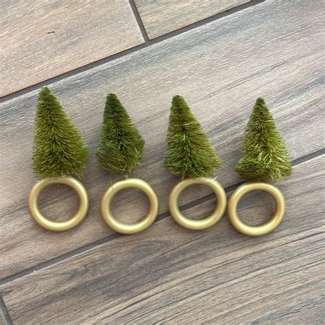 Hobby Lobby Holiday Christmas Tree Napkin Rings Poshmark