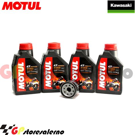 Kit Tagliando Olio Filtro Olio Motul W Kawasaki Zxr