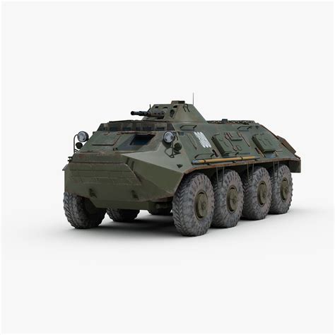 Btr 60 3d Model 179 3ds Fbx Obj Max Free3d