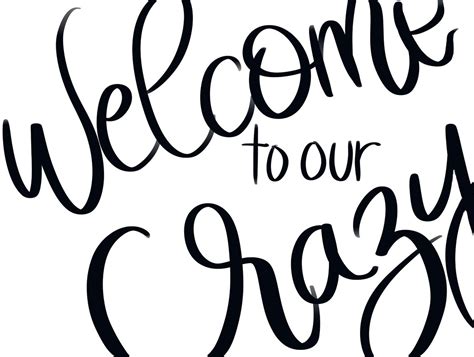 Welcome To Our Crazy Digital Download Wall Art Print Etsy