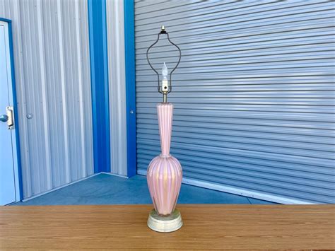 Vintage 1960s Murano Glass Desk Lamp Etsy