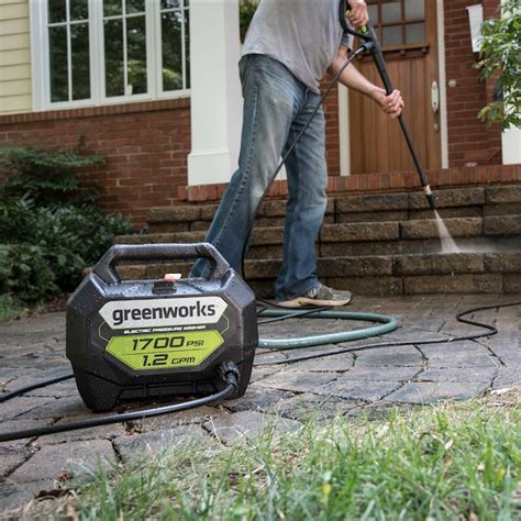 Greenworks 1700 Psi 12 Gallon Gpm Cold Water Electric Pressure Washer In The Electric Pressure