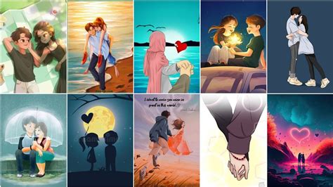 Cute Cartoon Couple Dp Photo Romantic Cartoon Couple Dpz Cartoon Couple Dpdpzimagesphoto