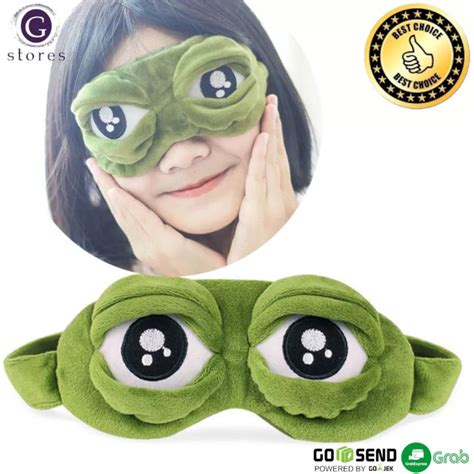 Masker Tidur Penutup Mata Tidur Night 3D Mask Sleep Mask Cute Funny