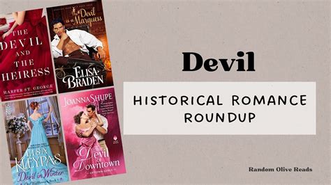 Historical Romance Books With Devil In The Title Youtube