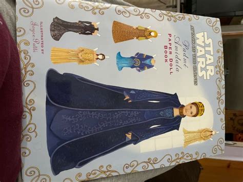 Queen Amidala Star Wars Paper Doll Book And Padme Amidala Paper