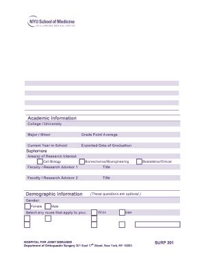 Fillable Online Mrc Med Nyu NYUHJD Musculoskeletal Research Center