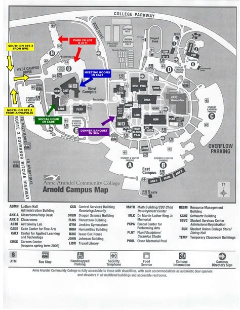 Aacc Map Of Campus - Black Sea Map