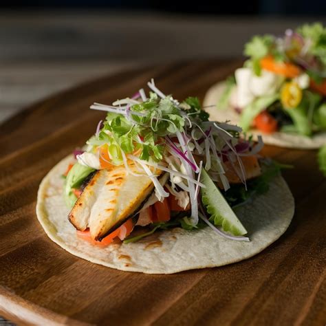 Delicious Taco On Table Premium Ai Generated Image