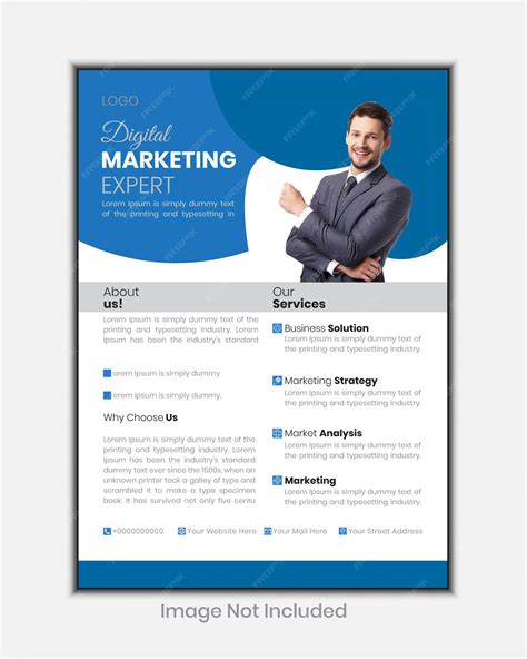 Premium Vector Professional Business Flyer Template Design