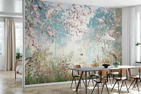 Fifteen Nature-Inspired Wall Murals & Wallpaper (Options For Our Master ...