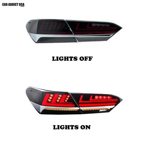 Luces traseras LED para Toyota Camry LE SE XLE 2018 2023 sedán luz