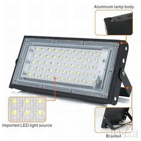 Jual Led Flood Light Watt Ac V Waterproof Lampu Jalan Sorot