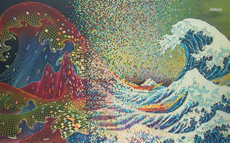 🔥 63 The Great Wave Off Kanagawa Wallpapers Wallpapersafari