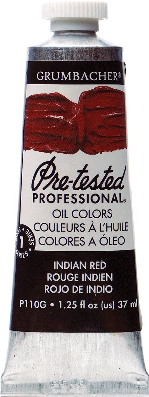 Buy Grumbacher Pre Tested Oil Paint Ml Ounce Indian Red P G