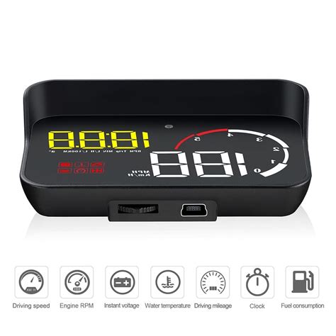 Obdii Car Hud Obd Port Head Up Display M Speedo Grandado