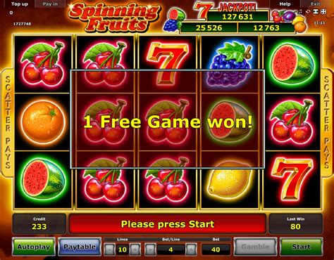 Spinning Fruits by Novomatic / Greentube 🎰 Slot Review & Free Demo Play now