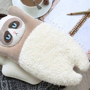 Grumpy Cat Hot Water Bottle Cover Plush Kitten Birthday Gift For Cat Lover Handmade Etsy