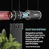 AC Infinity CLOUDLINE T6, Quiet Inline Duct Fan System with Temperature ...